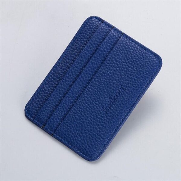 Fashion Slim Minimalist Wallet PU Leather Credit Card Holder Short Purse Leather ID Card Holder Candy 640x640 2