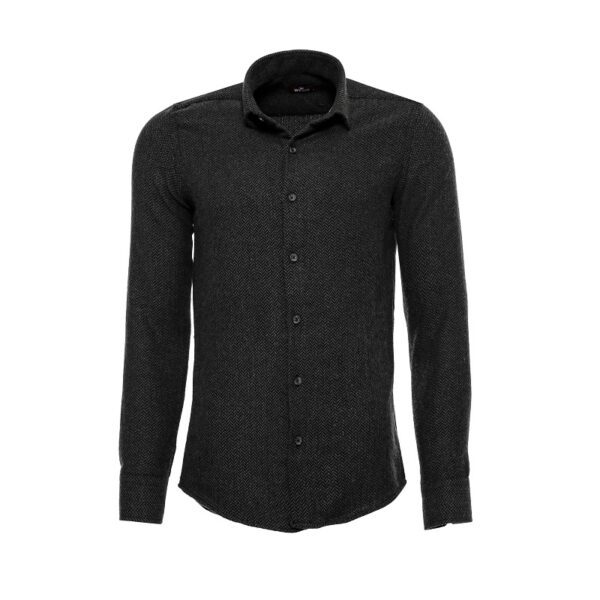 dark green plain slim fit lumberjack shirt 2 winter shirt wessi 179607 45 B