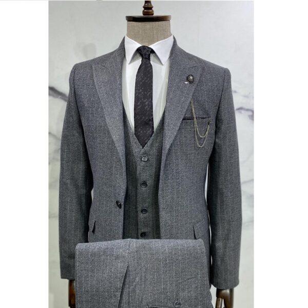 firstengrey striped suit combination suit combinations wessi 447749 20 B