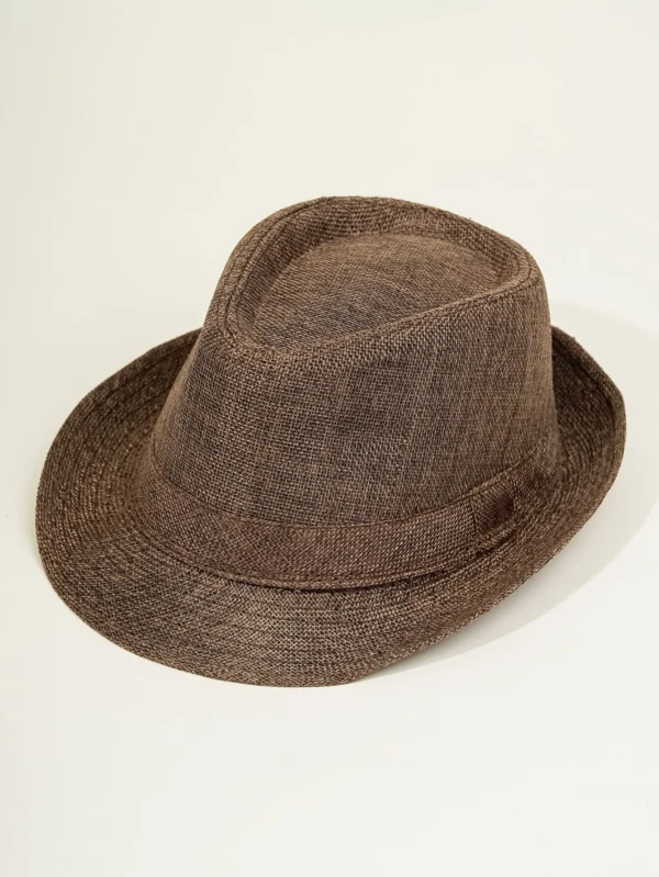 Ανδρικό καπέλο Καφέ Fedora scaled