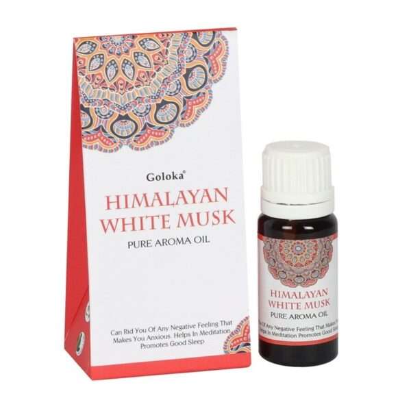 Goloka Aroma Oil Himalayan White Musk 10.ml e1709041011484