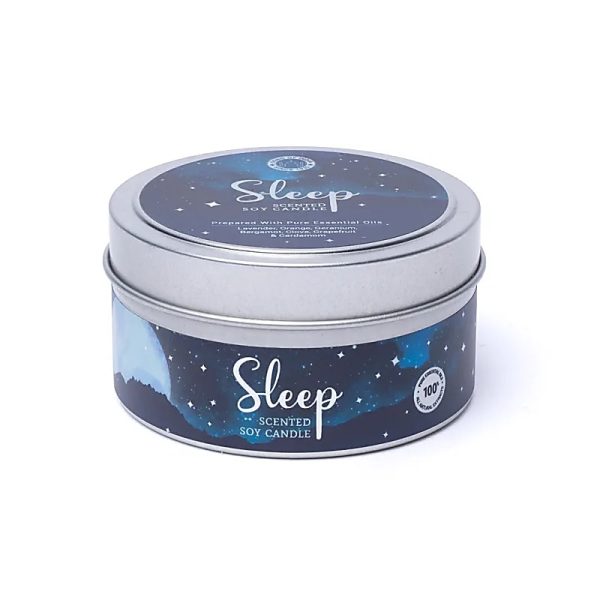 Song of India scented soy candle Sleep in tin