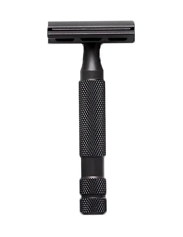 adjustable safety razor matte black stainless steel 6s rockwell scaled